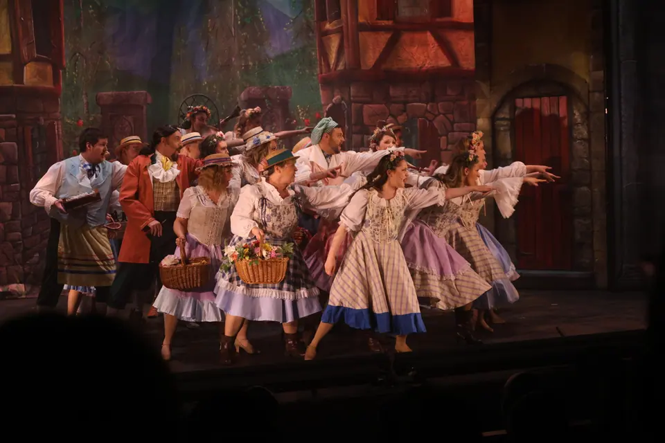 Willenhall Musical Theatre Company's 2024 production of Beauty and the Beast at Dormston Mill Theatre, Sedgley. Photograph 203 of 327.