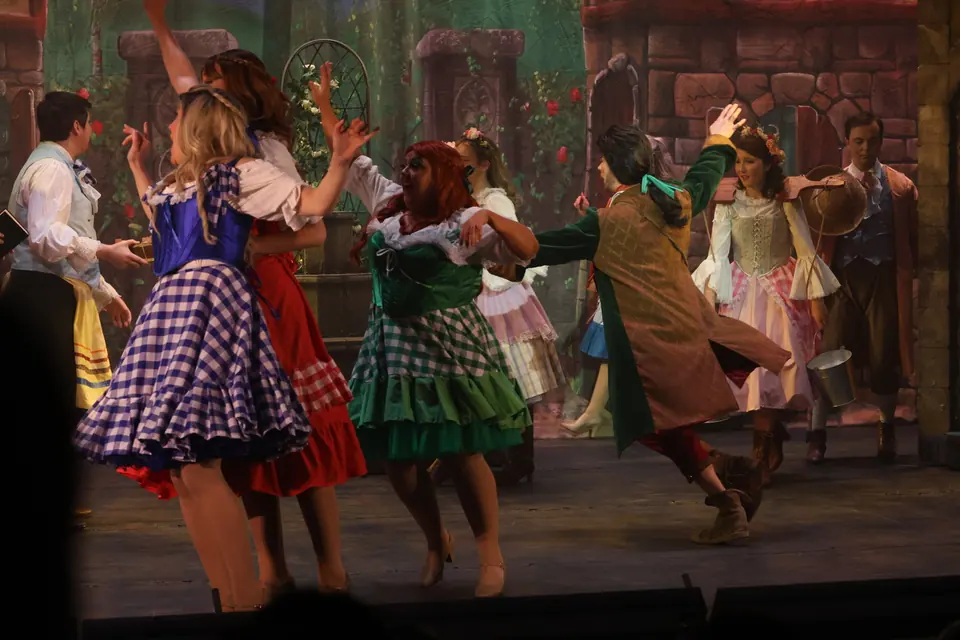 Willenhall Musical Theatre Company's 2024 production of Beauty and the Beast at Dormston Mill Theatre, Sedgley. Photograph 206 of 327.