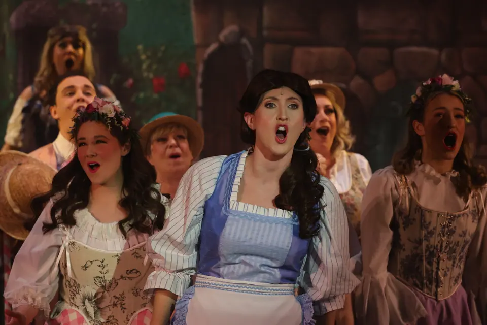 Willenhall Musical Theatre Company's 2024 production of Beauty and the Beast at Dormston Mill Theatre, Sedgley. Photograph 207 of 327.
