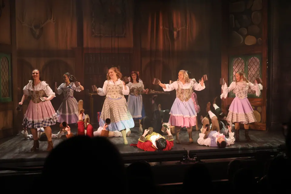Willenhall Musical Theatre Company's 2024 production of Beauty and the Beast at Dormston Mill Theatre, Sedgley. Photograph 242 of 327.