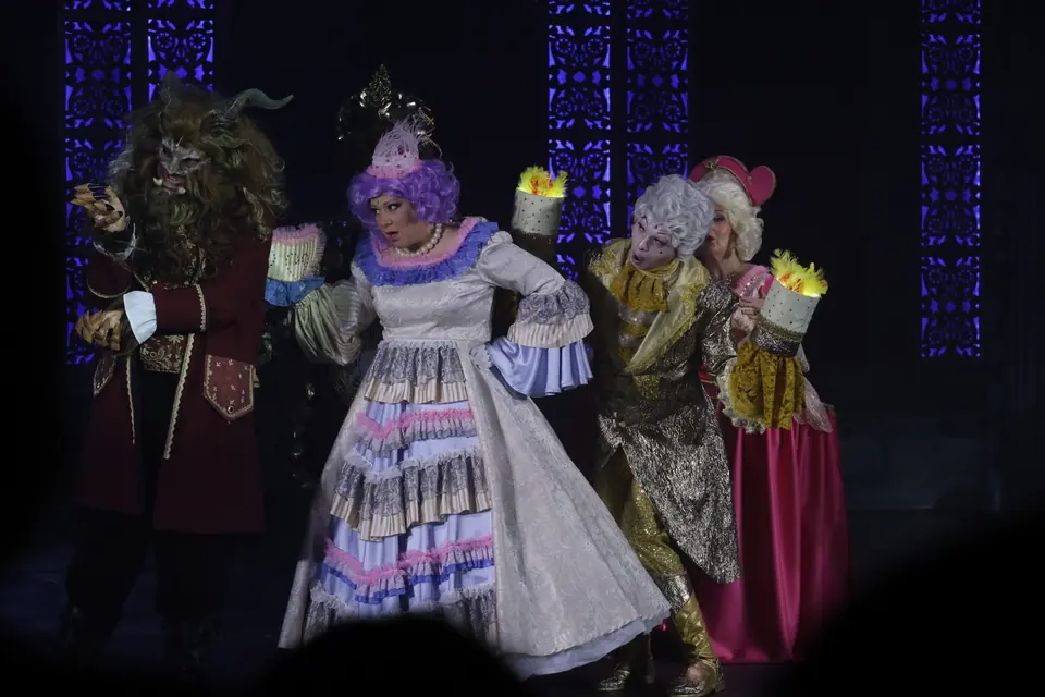Willenhall Musical Theatre Company's 2024 production of Beauty and the Beast at Dormston Mill Theatre, Sedgley. Photograph 249 of 327.