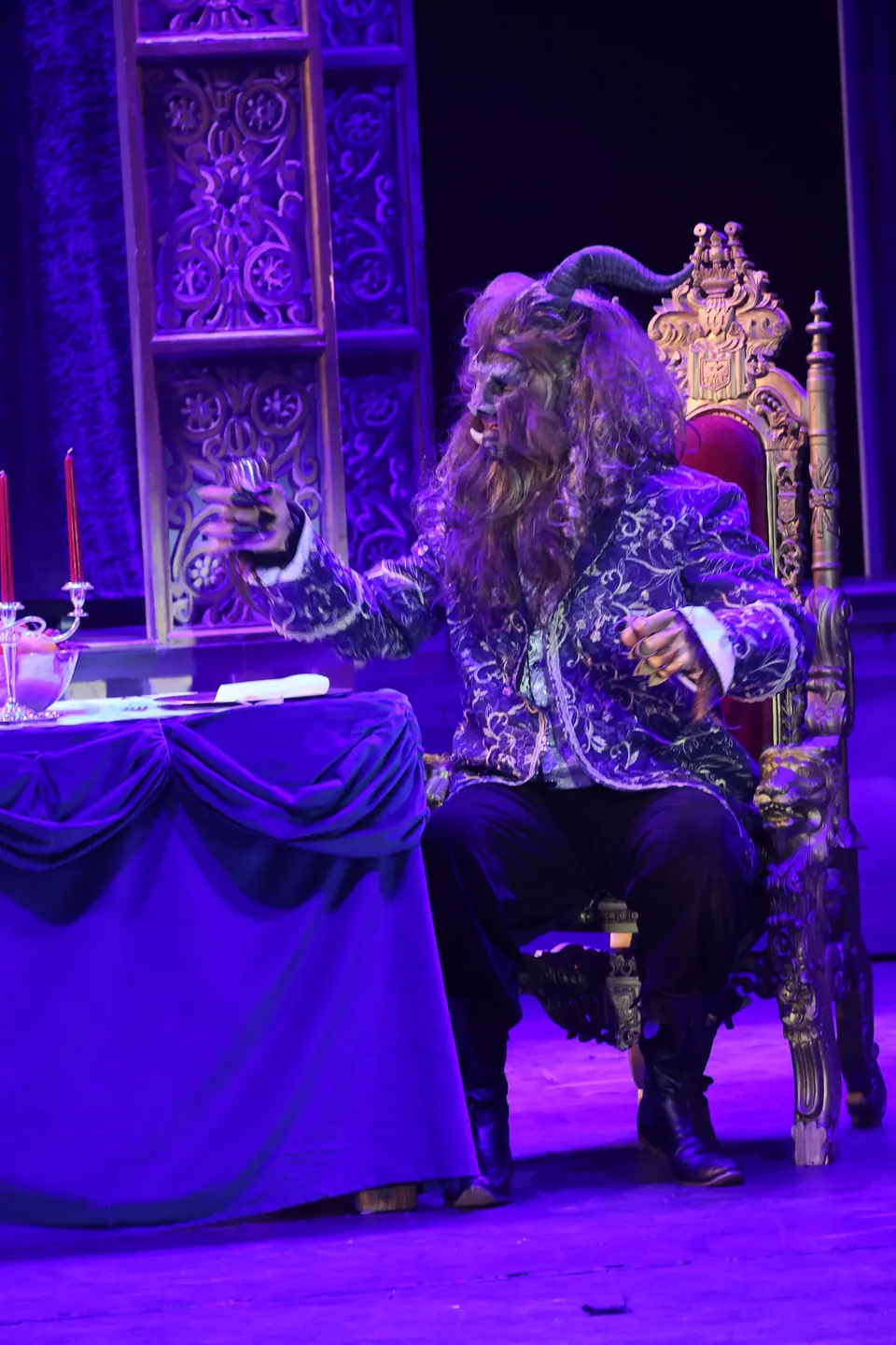 Willenhall Musical Theatre Company's 2024 production of Beauty and the Beast at Dormston Mill Theatre, Sedgley. Photograph 300 of 327.