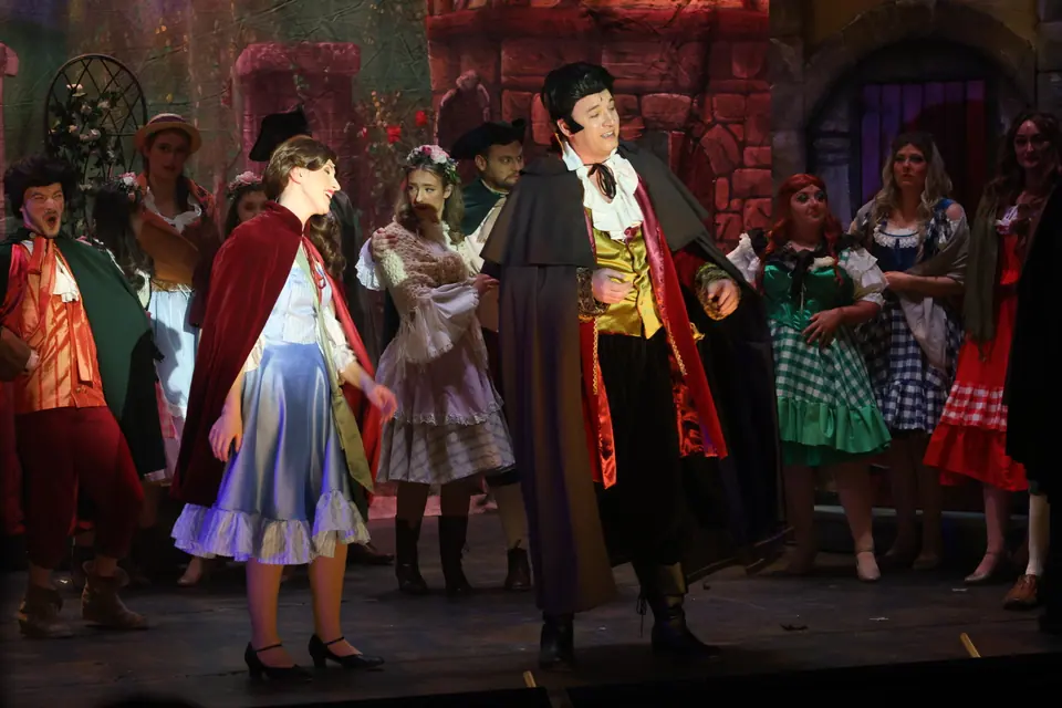 Willenhall Musical Theatre Company's 2024 production of Beauty and the Beast at Dormston Mill Theatre, Sedgley. Photograph 308 of 327.