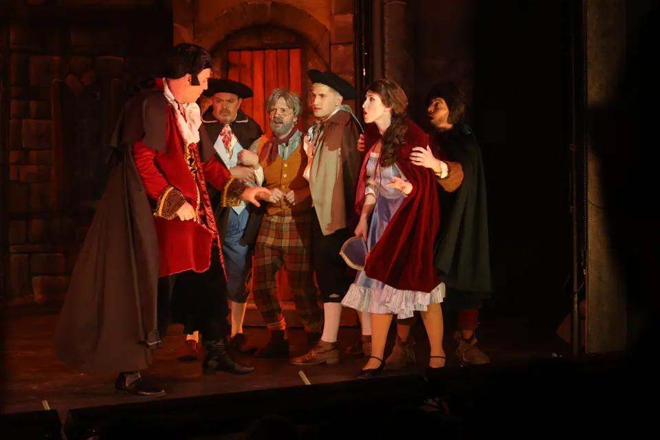 Willenhall Musical Theatre Company's 2024 production of Beauty and the Beast at Dormston Mill Theatre, Sedgley. Photograph 313 of 327.