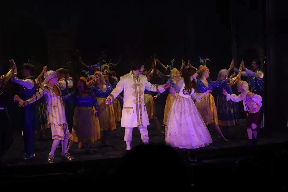 Willenhall Musical Theatre Company's 2024 production of Beauty and the Beast at Dormston Mill Theatre, Sedgley. Photograph 325 of 327.