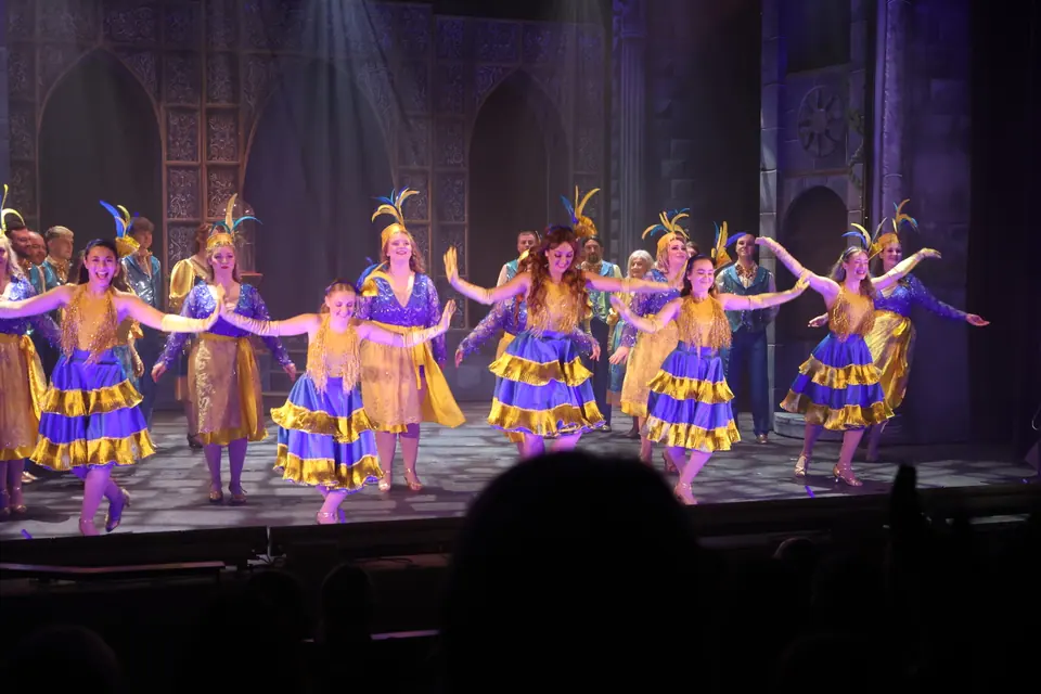 Willenhall Musical Theatre Company's 2024 production of Beauty and the Beast at Dormston Mill Theatre, Sedgley. Photograph 326 of 327.