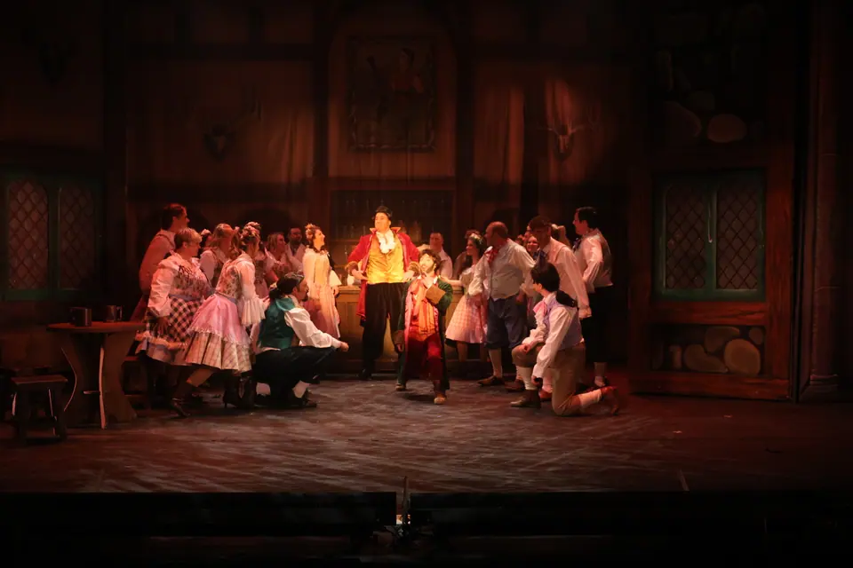 Willenhall Musical Theatre Company's 2024 production of Beauty and the Beast at Dormston Mill Theatre, Sedgley. Photograph 54 of 327.