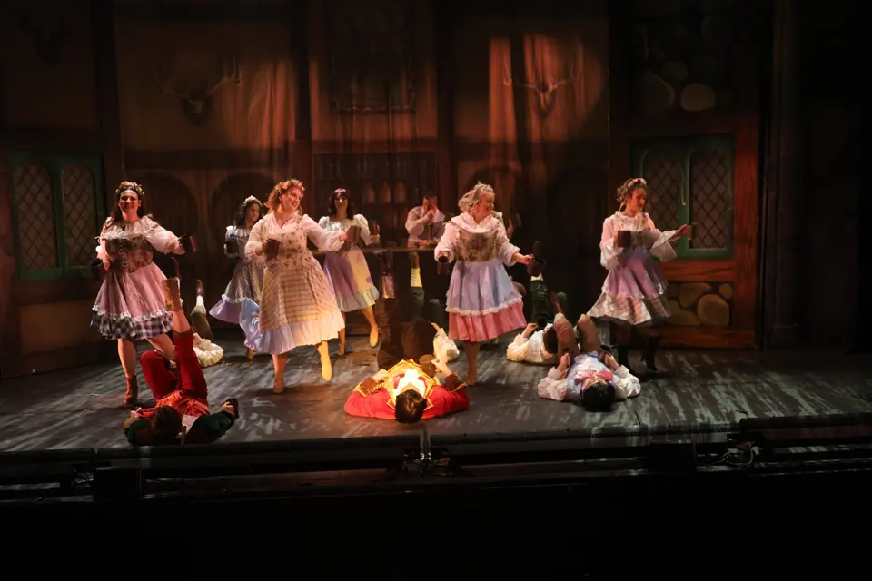 Willenhall Musical Theatre Company's 2024 production of Beauty and the Beast at Dormston Mill Theatre, Sedgley. Photograph 63 of 327.
