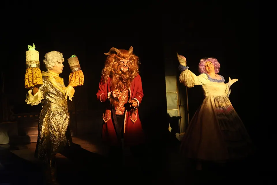 Willenhall Musical Theatre Company's 2024 production of Beauty and the Beast at Dormston Mill Theatre, Sedgley. Photograph 73 of 327.