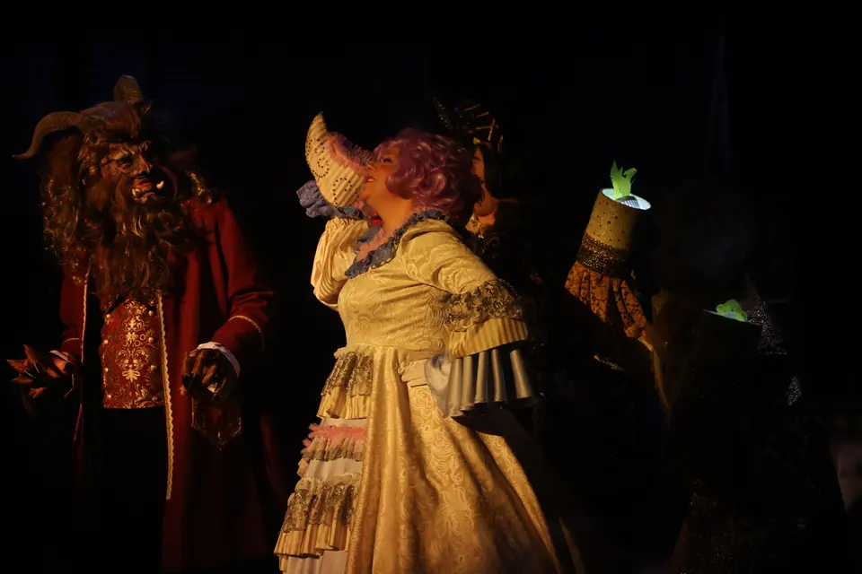 Willenhall Musical Theatre Company's 2024 production of Beauty and the Beast at Dormston Mill Theatre, Sedgley. Photograph 77 of 327.
