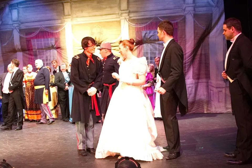Willenhall Musical Theatre Company's 2013 production of Calamity Jane. Photograph 2 of 30.