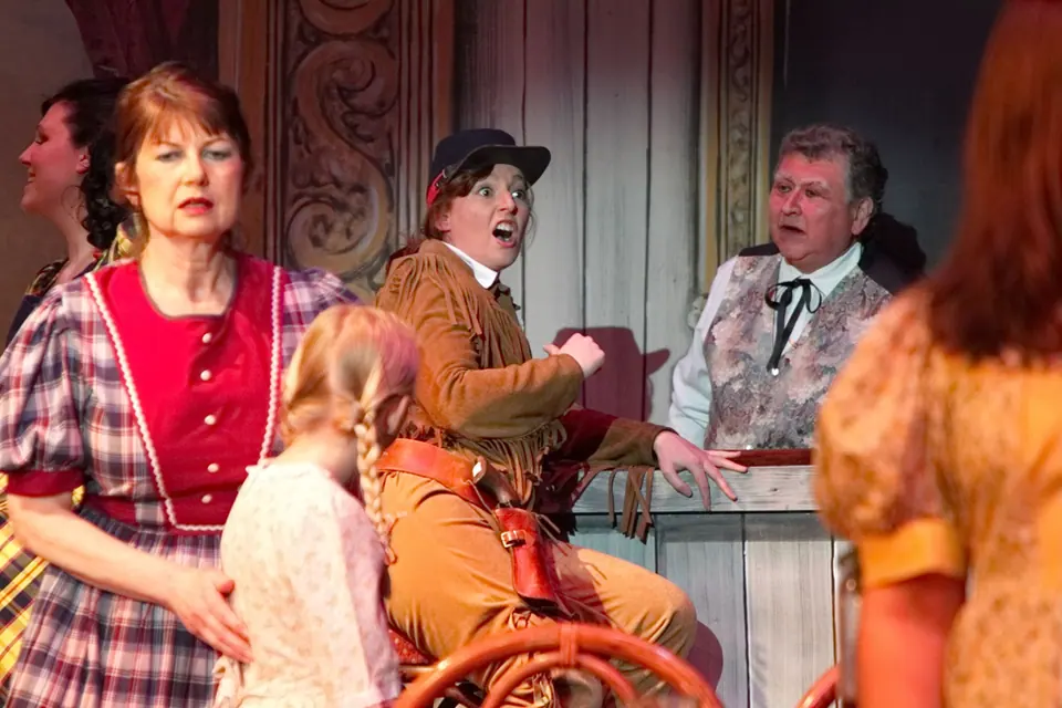 Willenhall Musical Theatre Company's 2013 production of Calamity Jane. Photograph 9 of 30.