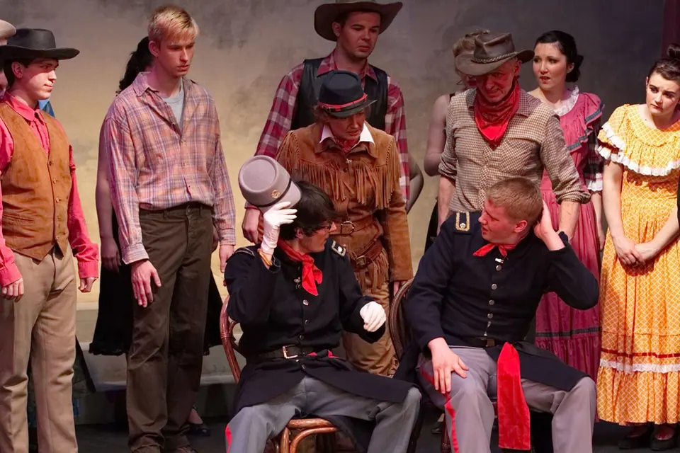 Willenhall Musical Theatre Company's 2013 production of Calamity Jane. Photograph 14 of 30.