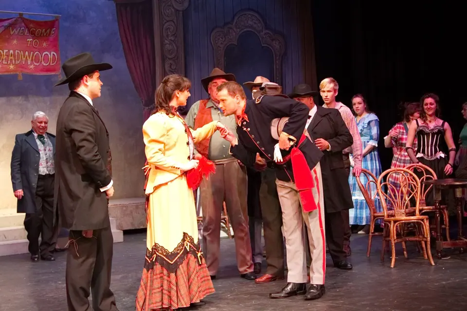 Willenhall Musical Theatre Company's 2013 production of Calamity Jane. Photograph 17 of 30.