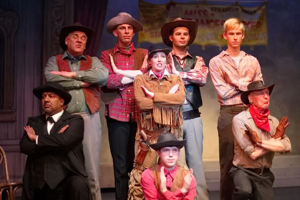 Willenhall Musical Theatre Company's 2013 production of Calamity Jane. Photograph 18 of 30.