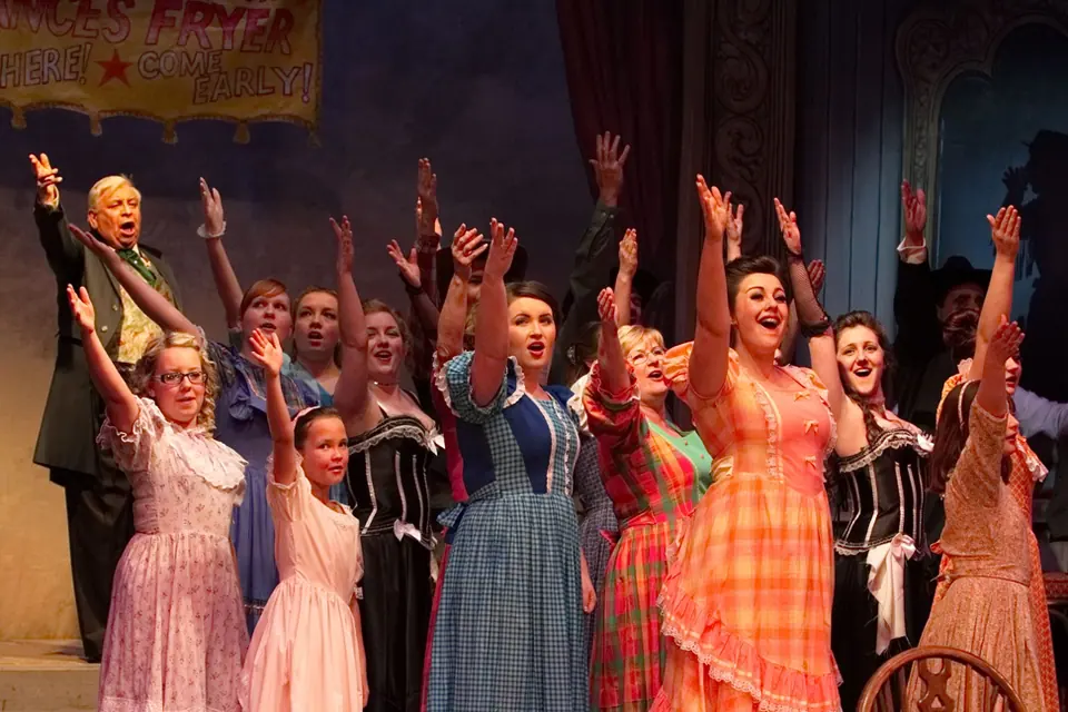Willenhall Musical Theatre Company's 2013 production of Calamity Jane. Photograph 26 of 30.