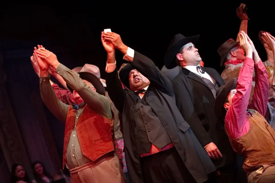 Willenhall Musical Theatre Company's 2013 production of Calamity Jane. Photograph 41 of 98.