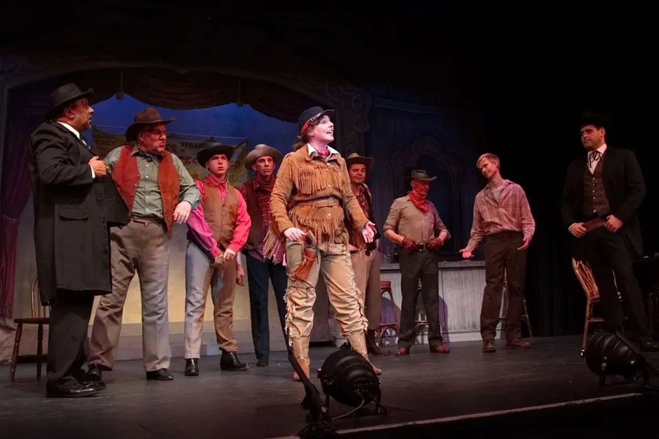 Willenhall Musical Theatre Company's 2013 production of Calamity Jane. Photograph 57 of 98.