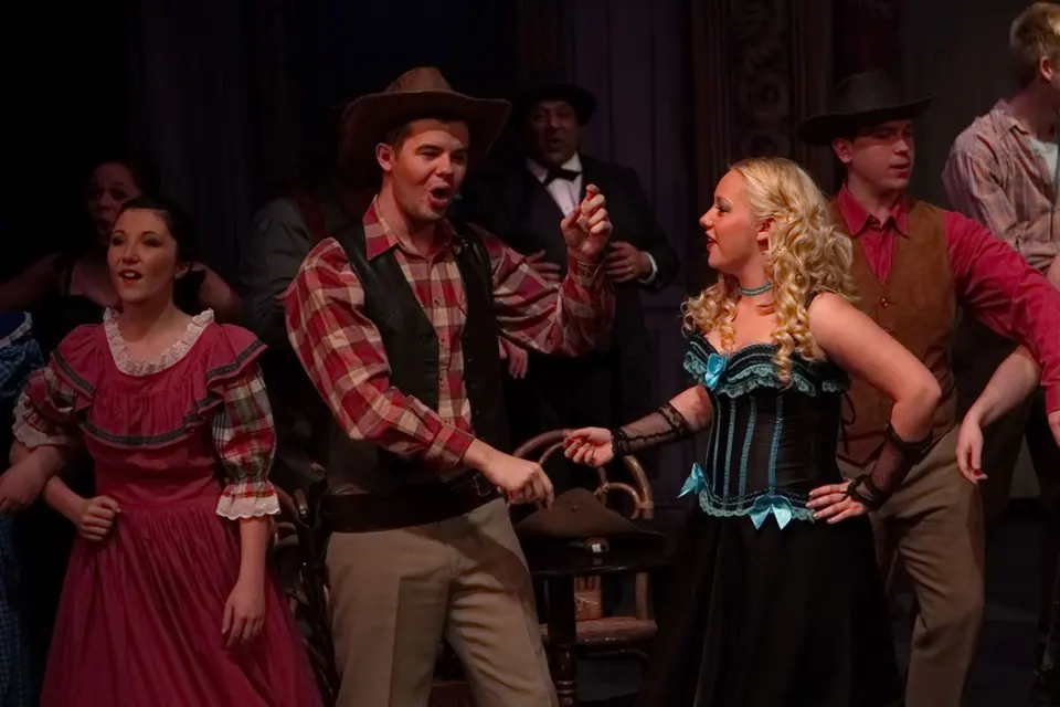 Willenhall Musical Theatre Company's 2013 production of Calamity Jane. Photograph 67 of 98.
