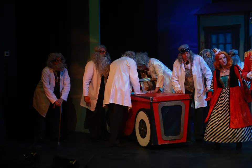 Willenhall Musical Theatre Company's 2026 production of Chitty Chitty Bang Bang at Dormston Mill Theatre, Sedgley. Photograph 85 of 163.