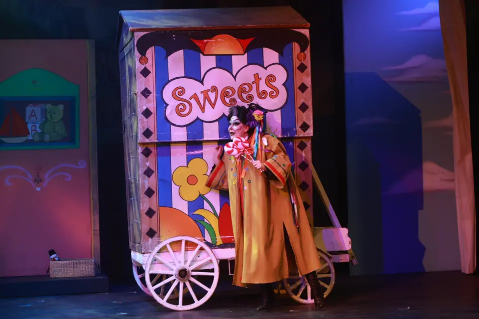 Willenhall Musical Theatre Company's 2026 production of Chitty Chitty Bang Bang at Dormston Mill Theatre, Sedgley. Photograph 107 of 163.