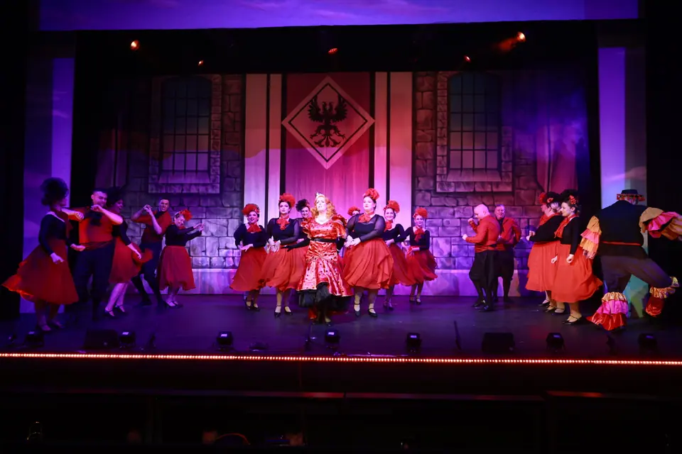 Willenhall Musical Theatre Company's 2026 production of Chitty Chitty Bang Bang at Dormston Mill Theatre, Sedgley. Photograph 121 of 163.