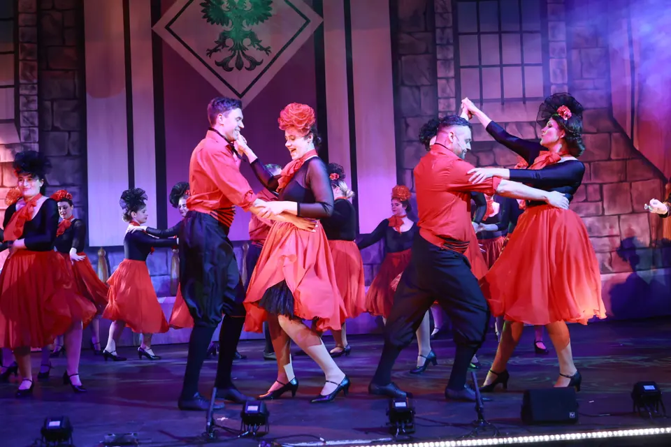 Willenhall Musical Theatre Company's 2026 production of Chitty Chitty Bang Bang at Dormston Mill Theatre, Sedgley. Photograph 130 of 163.