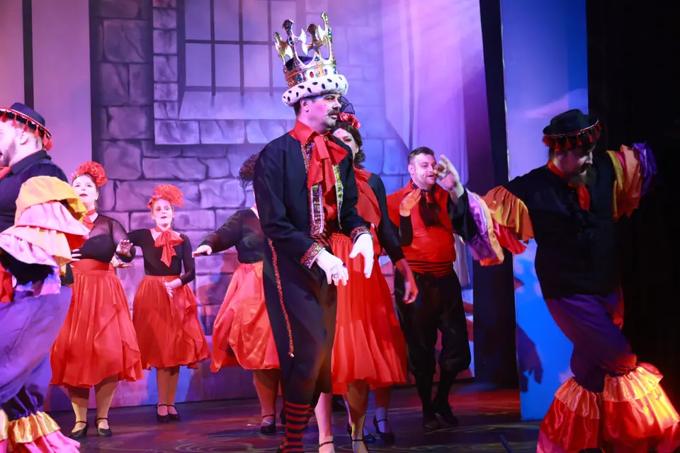 Willenhall Musical Theatre Company's 2026 production of Chitty Chitty Bang Bang at Dormston Mill Theatre, Sedgley. Photograph 136 of 163.