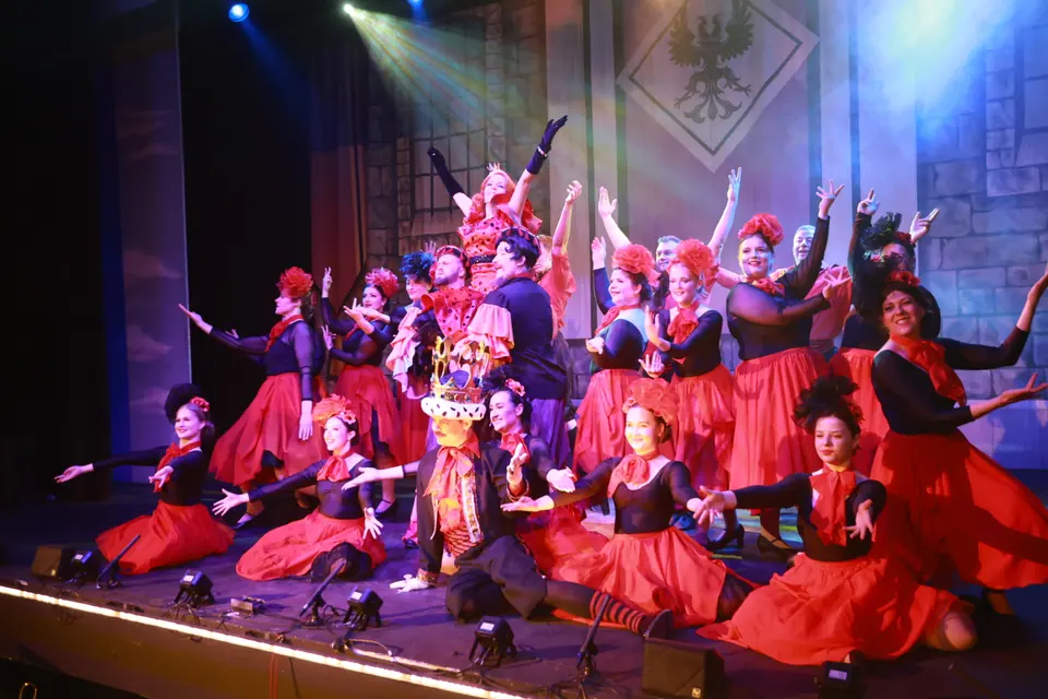 Willenhall Musical Theatre Company's 2026 production of Chitty Chitty Bang Bang at Dormston Mill Theatre, Sedgley. Photograph 141 of 163.