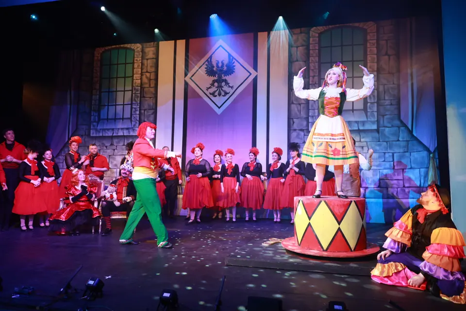 Willenhall Musical Theatre Company's 2026 production of Chitty Chitty Bang Bang at Dormston Mill Theatre, Sedgley. Photograph 154 of 163.