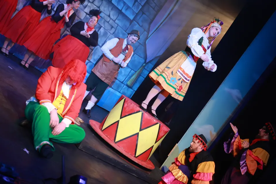Willenhall Musical Theatre Company's 2026 production of Chitty Chitty Bang Bang at Dormston Mill Theatre, Sedgley. Photograph 156 of 163.