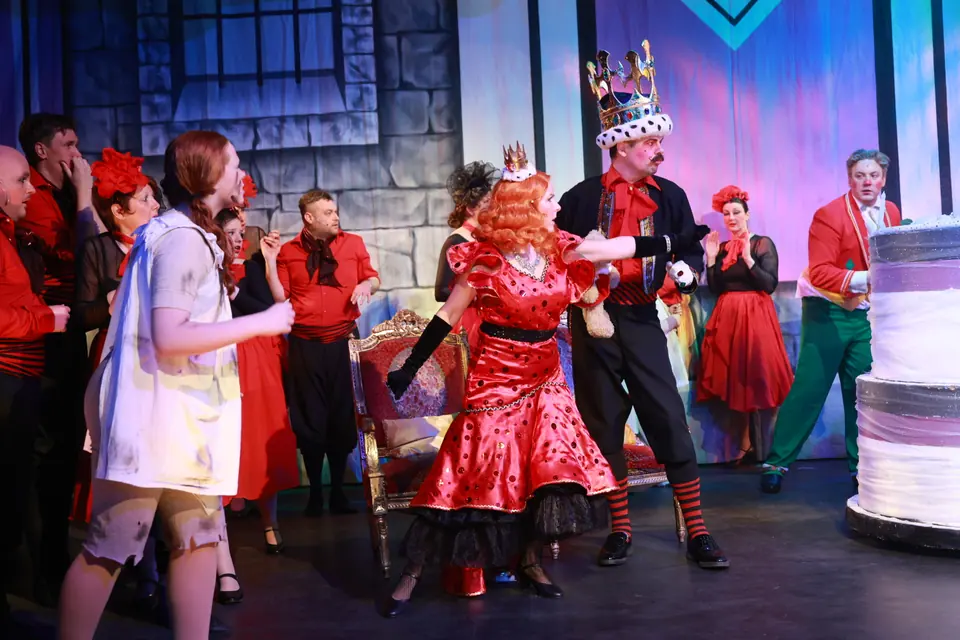 Willenhall Musical Theatre Company's 2026 production of Chitty Chitty Bang Bang at Dormston Mill Theatre, Sedgley. Photograph 159 of 163.