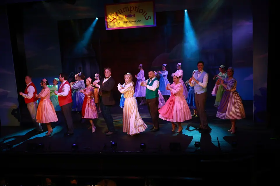 Willenhall Musical Theatre Company's 2026 production of Chitty Chitty Bang Bang at Dormston Mill Theatre, Sedgley. Photograph 21 of 163.