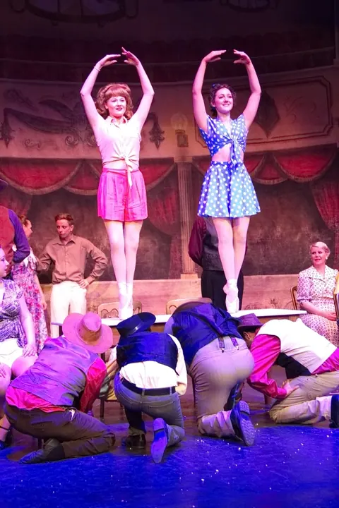 Willenhall Musical Theatre Company's 2015 production of Crazy For You at Dormston Mill Theatre, Sedgley. Photograph 10 of 30.