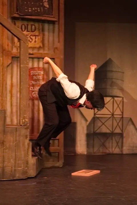 Willenhall Musical Theatre Company's 2015 production of Crazy For You at Dormston Mill Theatre, Sedgley. Photograph 100 of 228.