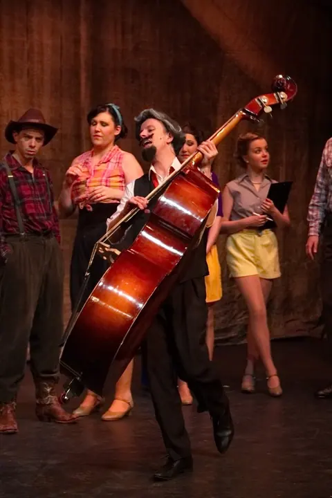 Willenhall Musical Theatre Company's 2015 production of Crazy For You at Dormston Mill Theatre, Sedgley. Photograph 114 of 228.