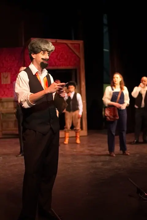 Willenhall Musical Theatre Company's 2015 production of Crazy For You at Dormston Mill Theatre, Sedgley. Photograph 116 of 228.