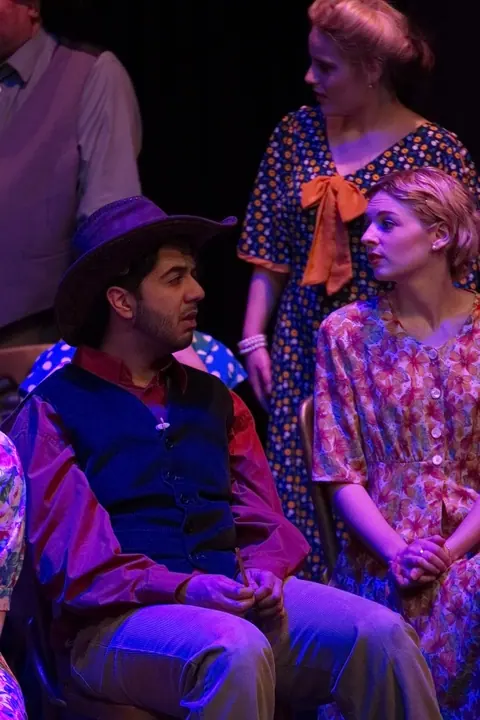 Willenhall Musical Theatre Company's 2015 production of Crazy For You at Dormston Mill Theatre, Sedgley. Photograph 117 of 228.