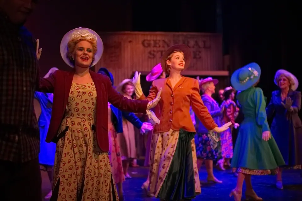 Willenhall Musical Theatre Company's 2015 production of Crazy For You at Dormston Mill Theatre, Sedgley. Photograph 120 of 228.