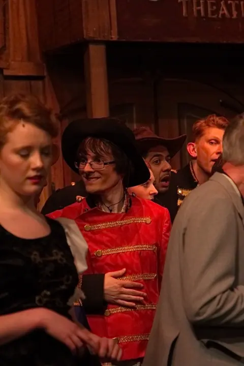Willenhall Musical Theatre Company's 2015 production of Crazy For You at Dormston Mill Theatre, Sedgley. Photograph 131 of 228.