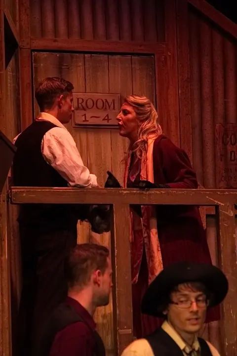 Willenhall Musical Theatre Company's 2015 production of Crazy For You at Dormston Mill Theatre, Sedgley. Photograph 140 of 228.