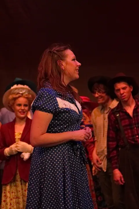 Willenhall Musical Theatre Company's 2015 production of Crazy For You at Dormston Mill Theatre, Sedgley. Photograph 142 of 228.
