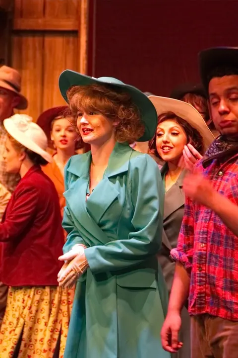 Willenhall Musical Theatre Company's 2015 production of Crazy For You at Dormston Mill Theatre, Sedgley. Photograph 16 of 30.