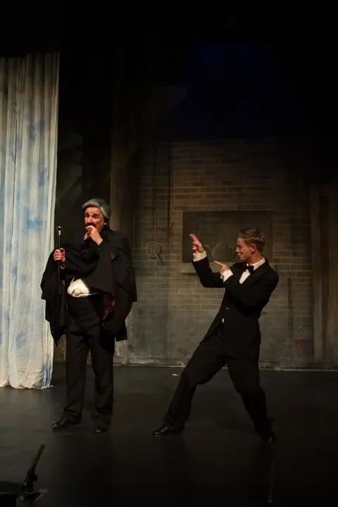 Willenhall Musical Theatre Company's 2015 production of Crazy For You at Dormston Mill Theatre, Sedgley. Photograph 159 of 228.