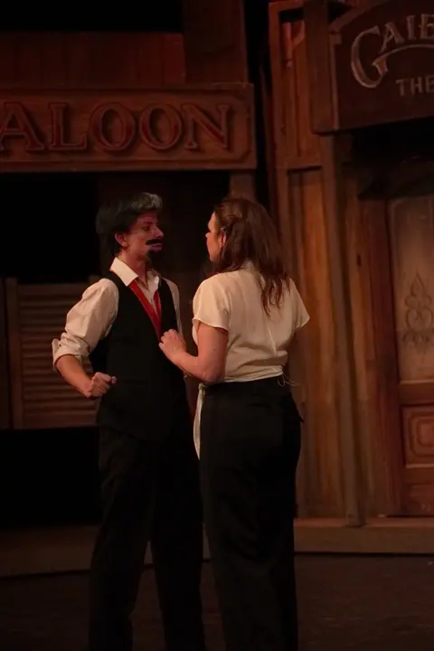 Willenhall Musical Theatre Company's 2015 production of Crazy For You at Dormston Mill Theatre, Sedgley. Photograph 184 of 228.