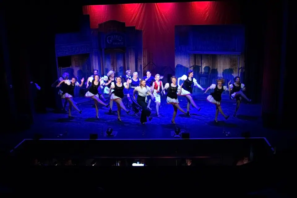 Willenhall Musical Theatre Company's 2015 production of Crazy For You at Dormston Mill Theatre, Sedgley. Photograph 187 of 228.