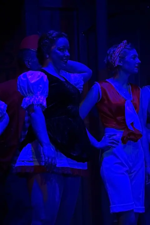 Willenhall Musical Theatre Company's 2015 production of Crazy For You at Dormston Mill Theatre, Sedgley. Photograph 208 of 228.