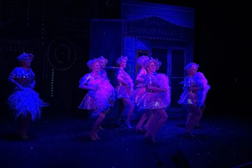 Willenhall Musical Theatre Company's 2015 production of Crazy For You at Dormston Mill Theatre, Sedgley. Photograph 218 of 228.