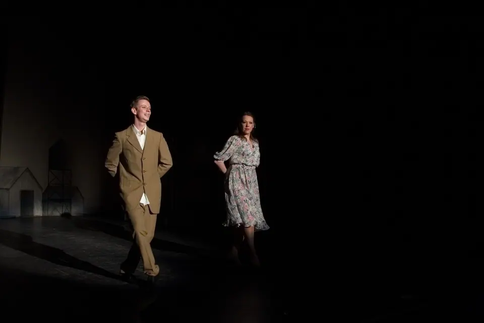Willenhall Musical Theatre Company's 2015 production of Crazy For You at Dormston Mill Theatre, Sedgley. Photograph 219 of 228.