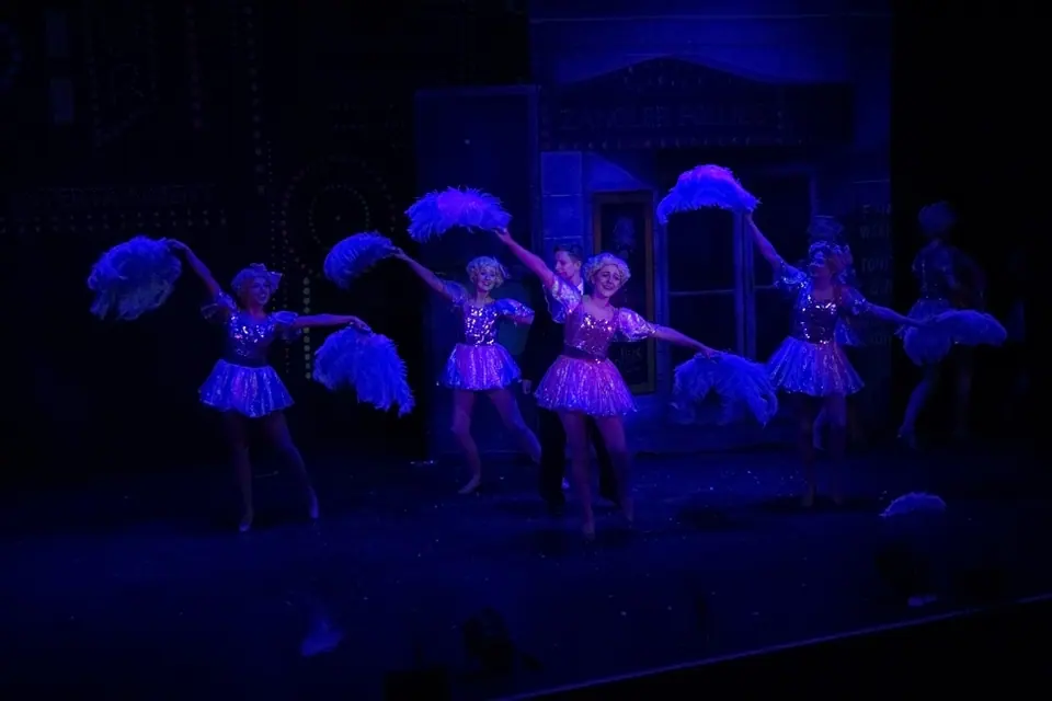 Willenhall Musical Theatre Company's 2015 production of Crazy For You at Dormston Mill Theatre, Sedgley. Photograph 222 of 228.